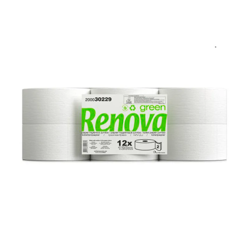 [5601028013901] PAPEL HIGIENICO INDUSTRIAL RENOVAGREEN 120 METROS JUMBO HORECA C/18 PVP:UNI