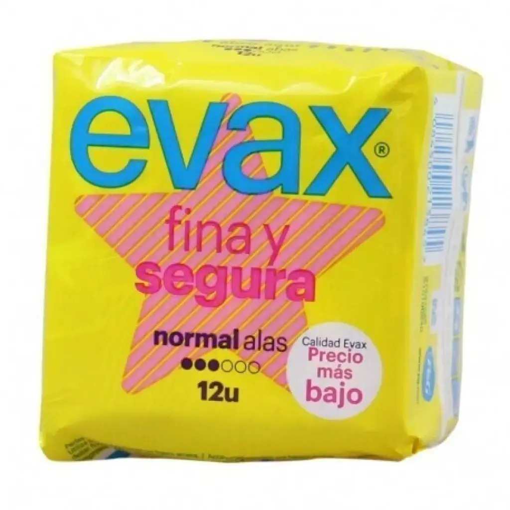 [4084500213845] COMPRESA EVAX FINA SEGURA 12U NORMAL CON ALAS C/16
