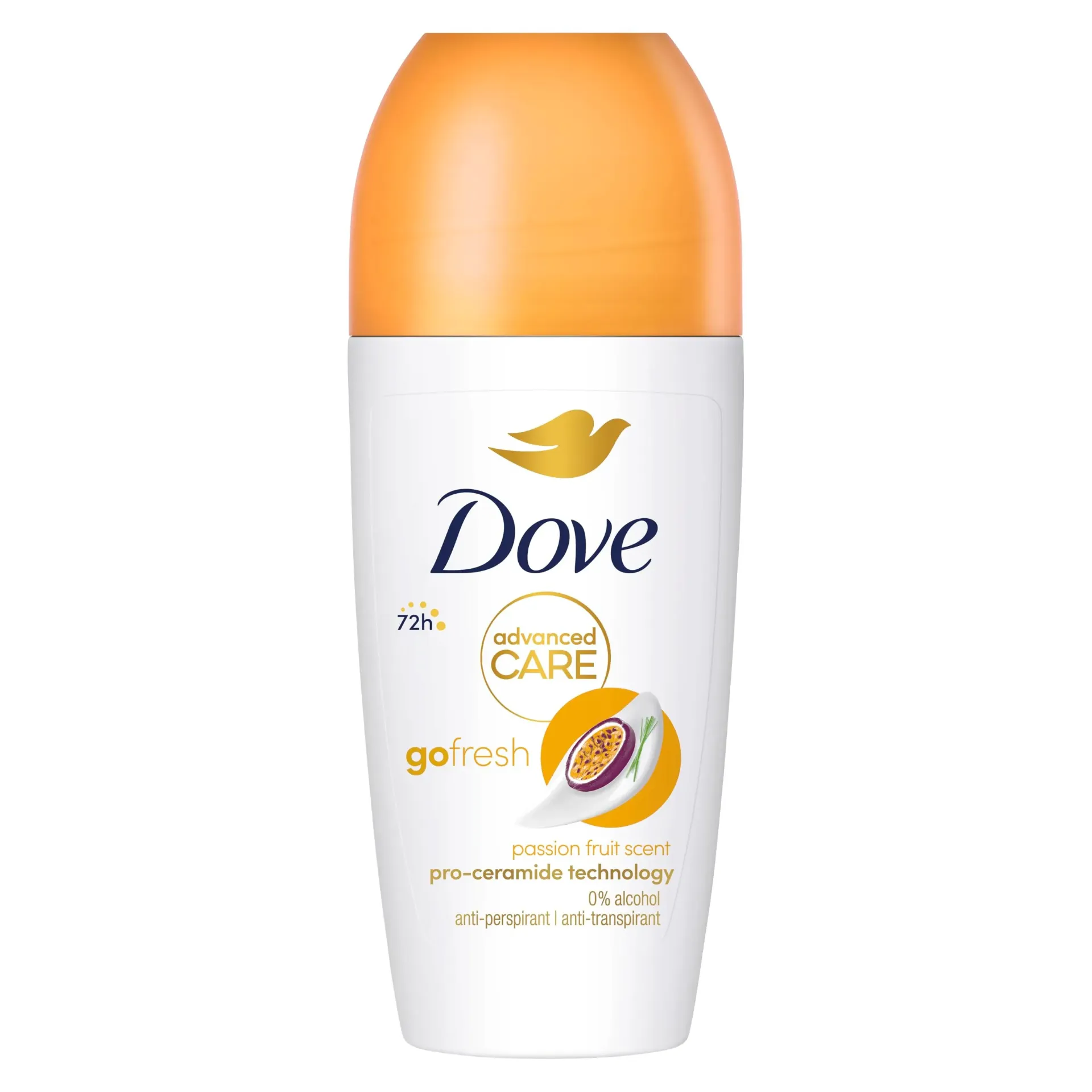 Dove desodorante roll-on 2x50 ml. Advanced care passion fruit scent.