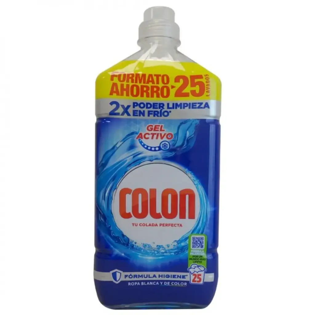 [BCN009087] Colon detergente gel 25 dosis 1125 ml. Formula higiene gel activo