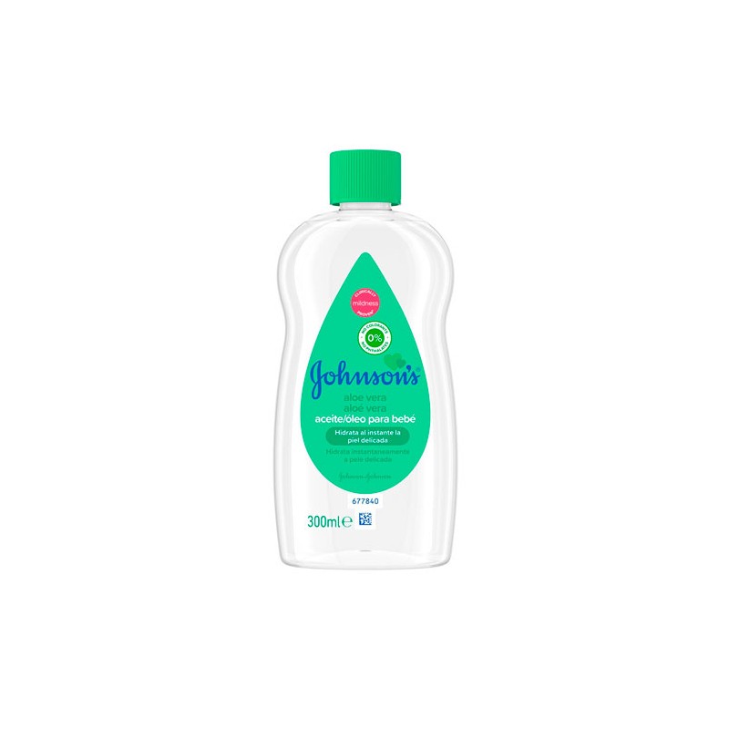 Johnson's aceite corporal 300 ml. Aloe vera