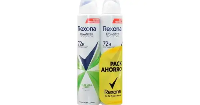 [BCN011134] Rexona desodorante spray 2X200 ml. Aloe Vera