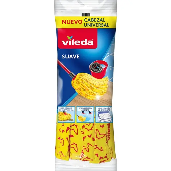 [BCN002204] Vileda fregona microfibras 1u. Suave amarilla