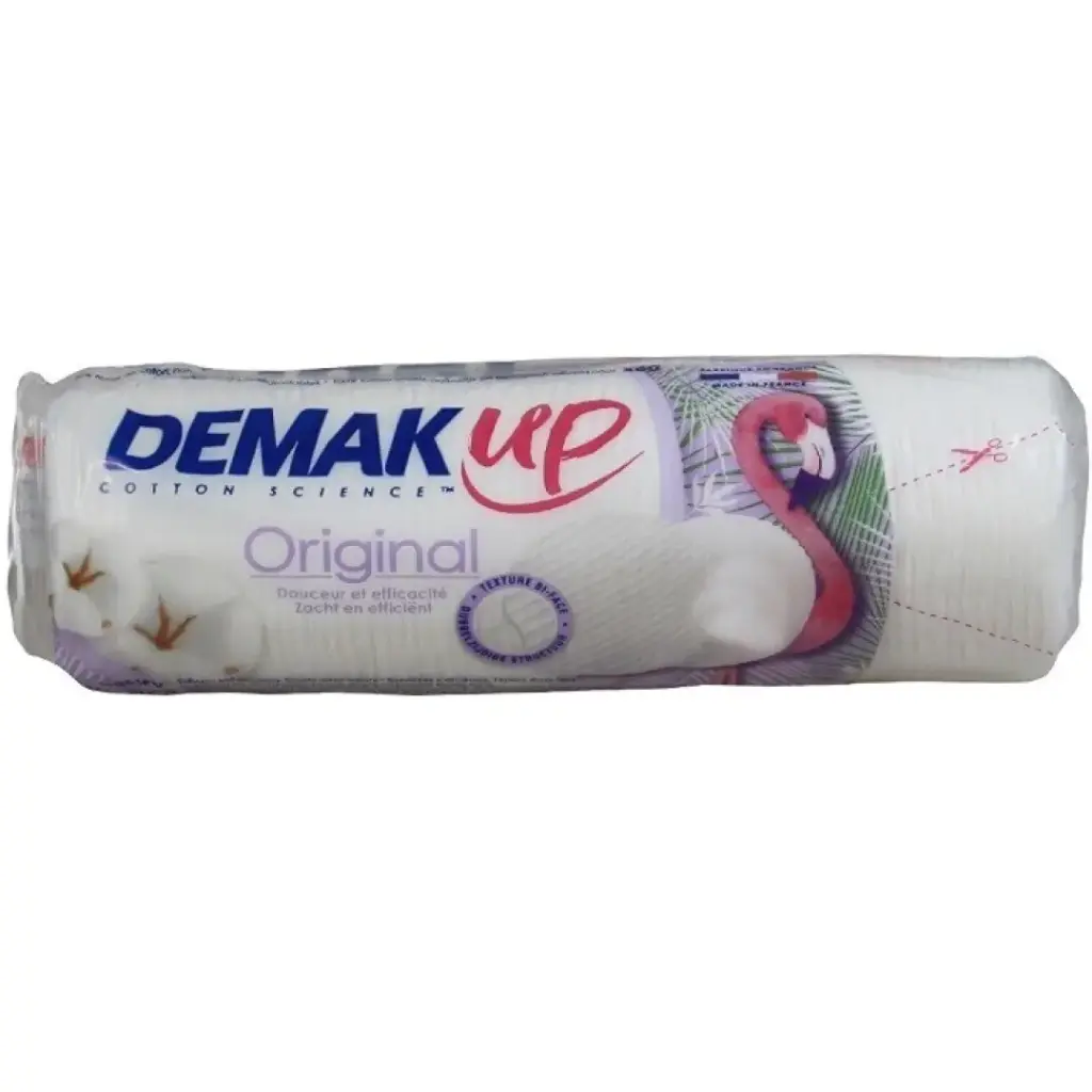 DEMAK.UP Discos Algodón 60u Algodón sin blanquear