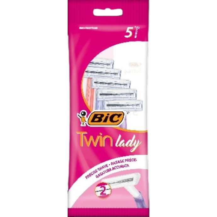 [BCN010532] BIC MAQUINILLA DEPILAR. TWIN LADY 5 U. 2 HOJAS.