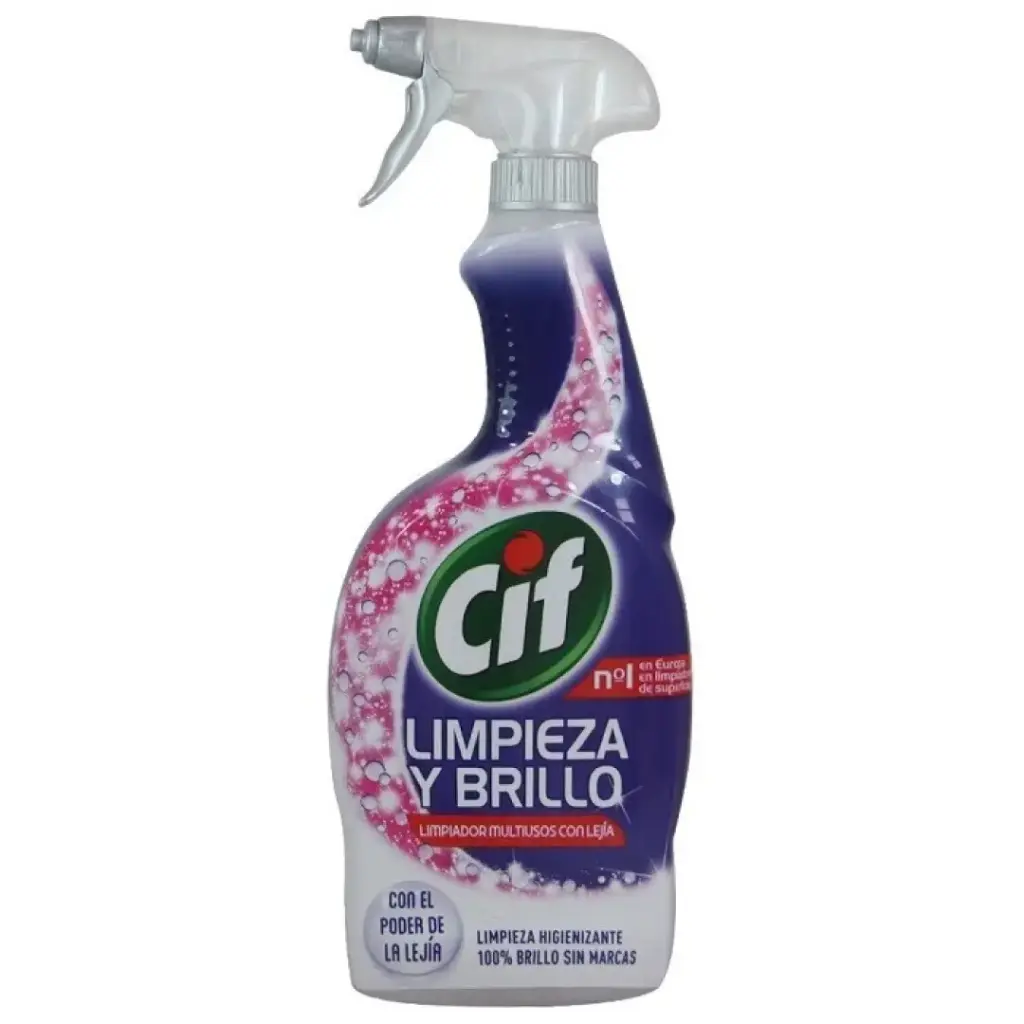 CIF LIMPIEZA Y BRILLO PISTOLA 750 ML. MULTIUSOS ANTIBACTERIAS CON LEJÍA