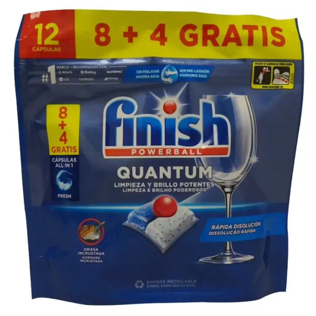 [BCN010875] FINISH LAVAVAJILLAS POWERBALL 8+4 U. QUANTUM REGULAR