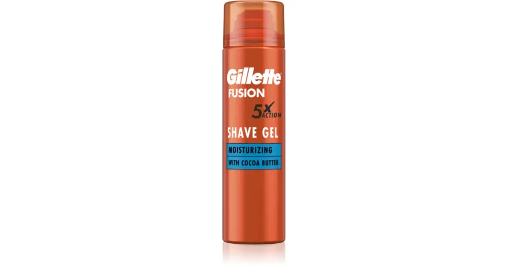 [BCN010658] GILLETTE FUSION 5 GEL DE AFEITAR 200 ML. HIDRATANTE CON MANTECA DE CACAO