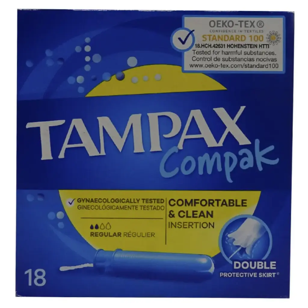 [BCN008587] TAMPAX COMPAK 18 U. 2 EN 1 REGULAR.