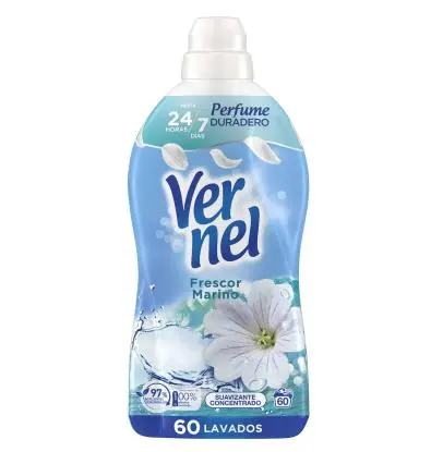 [BCN011299] VERNEL SUAVIZANTE CONCENTRADO 60 DOSIS 1,080 L. FRESCOR MARINO