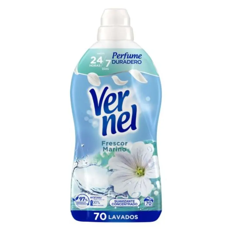 [BCN009342] VERNEL SUAVIZANTE CONCENTRADO 70 DOSIS 1,260 L. FRESCOR MARINO