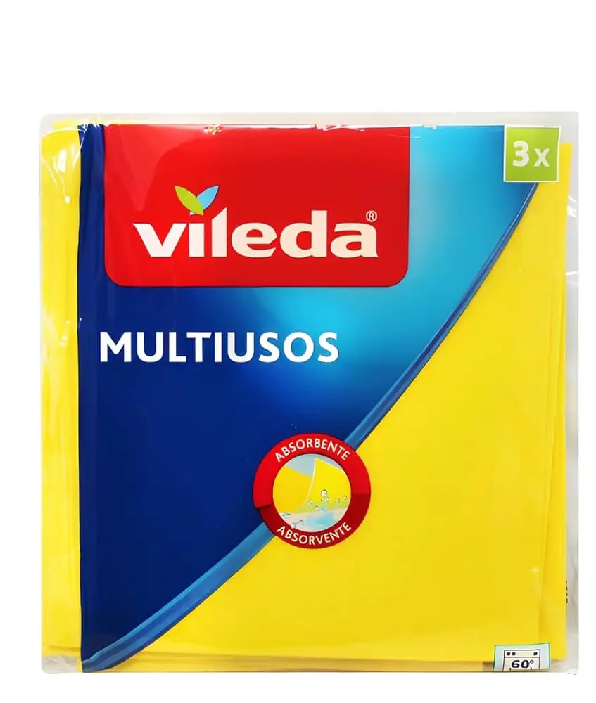 [BCN009292] VILEDA BAYETA AMARILLA MULTIUSOS 3 U.