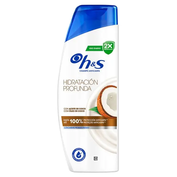 [BCN006679] H&S CHAMPÚ 250 ML. ANTICASPA ACEITE DE COCO HIDRATACIÓN INTENSA