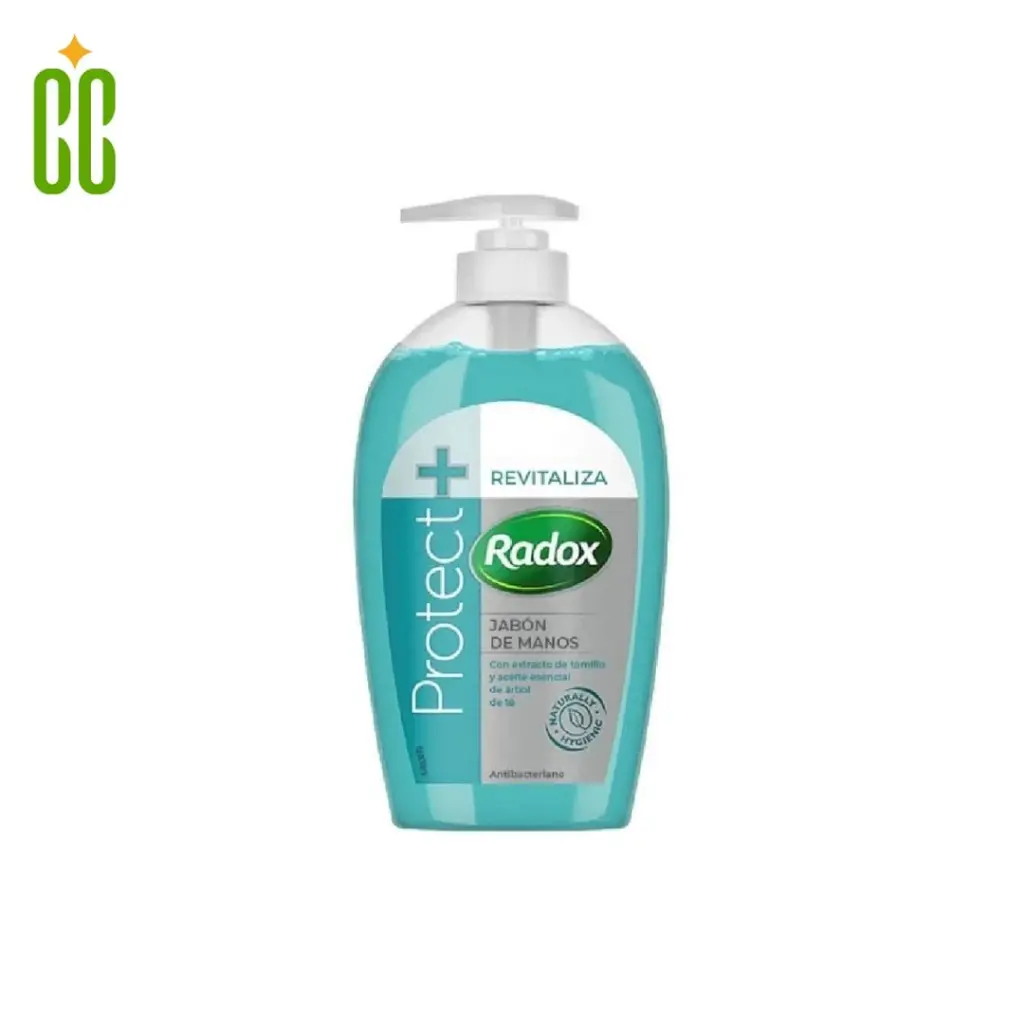 [BCN009836] RADOX JABÓN DE MANOS 250 ML. ANTIBACTERIAS PROTECTOR TOMILLO Y ARBOL DE TÉ