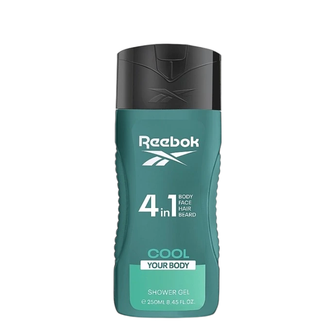 [BCN010264] REEBOK GEL 250 ML. COOL YOUR BODY HOMBRE 4 EN 1.