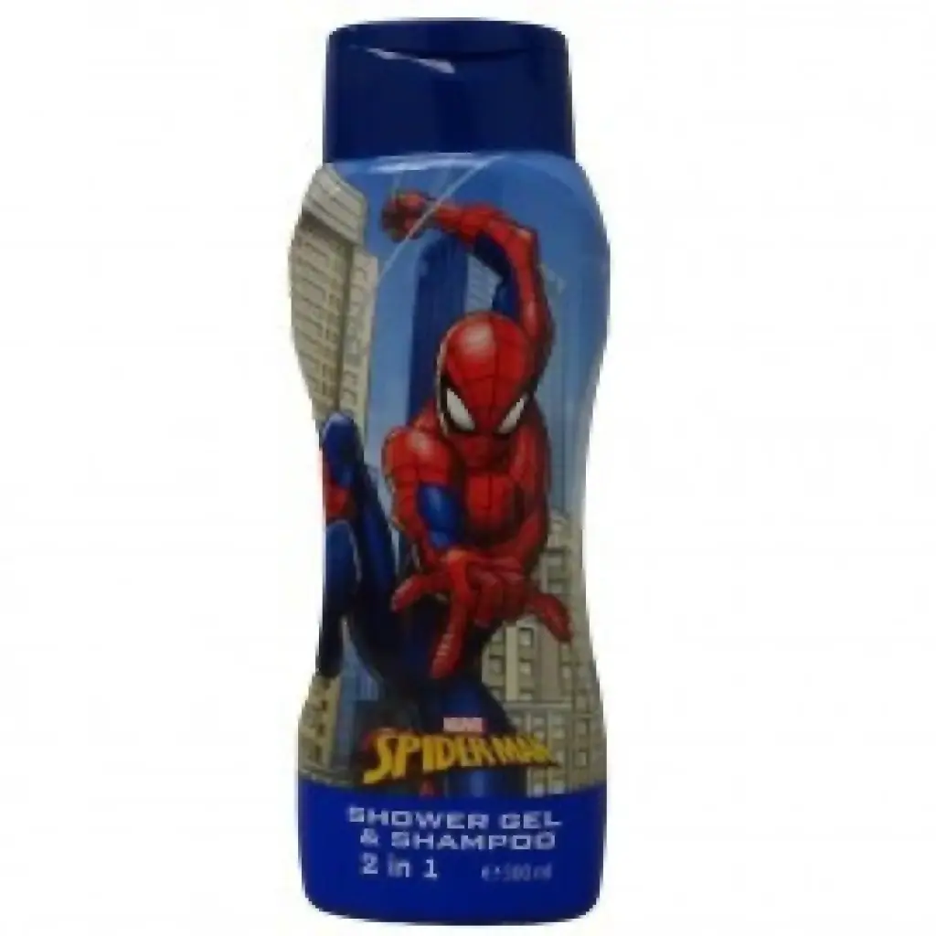 SPIDERMAN GEL DE DUCHA Y CHAMPÚ 500 ML.