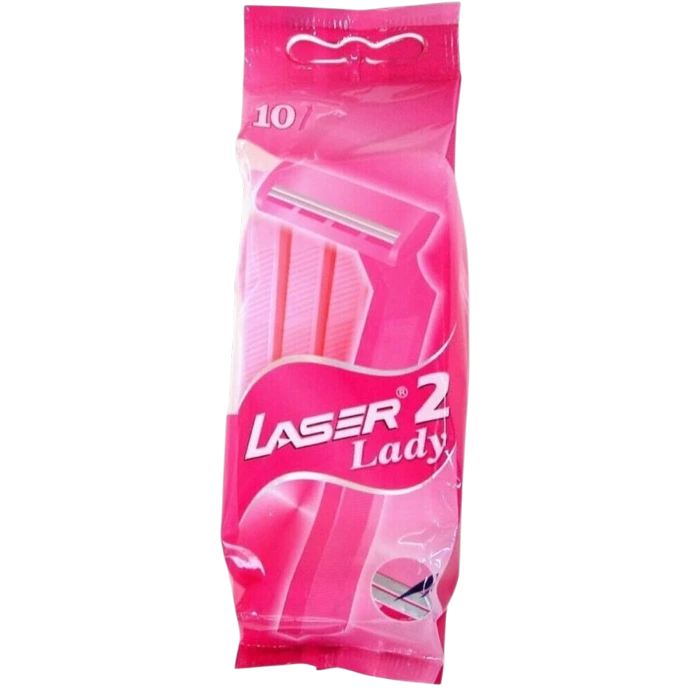 Laser II ready maquinilla 2 hojas 10 u. Mujer.