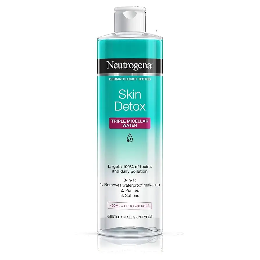 [BCN010171] Neutrogena agua micelar 400 ml. 3 en 1 skin detox triple accion.