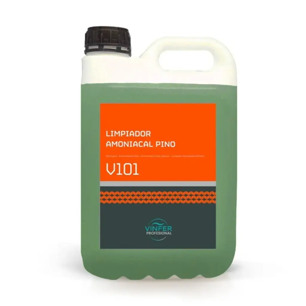 LIMPIADOR AMONIACAL PINO V101 5L VINFER PROFESIONA
