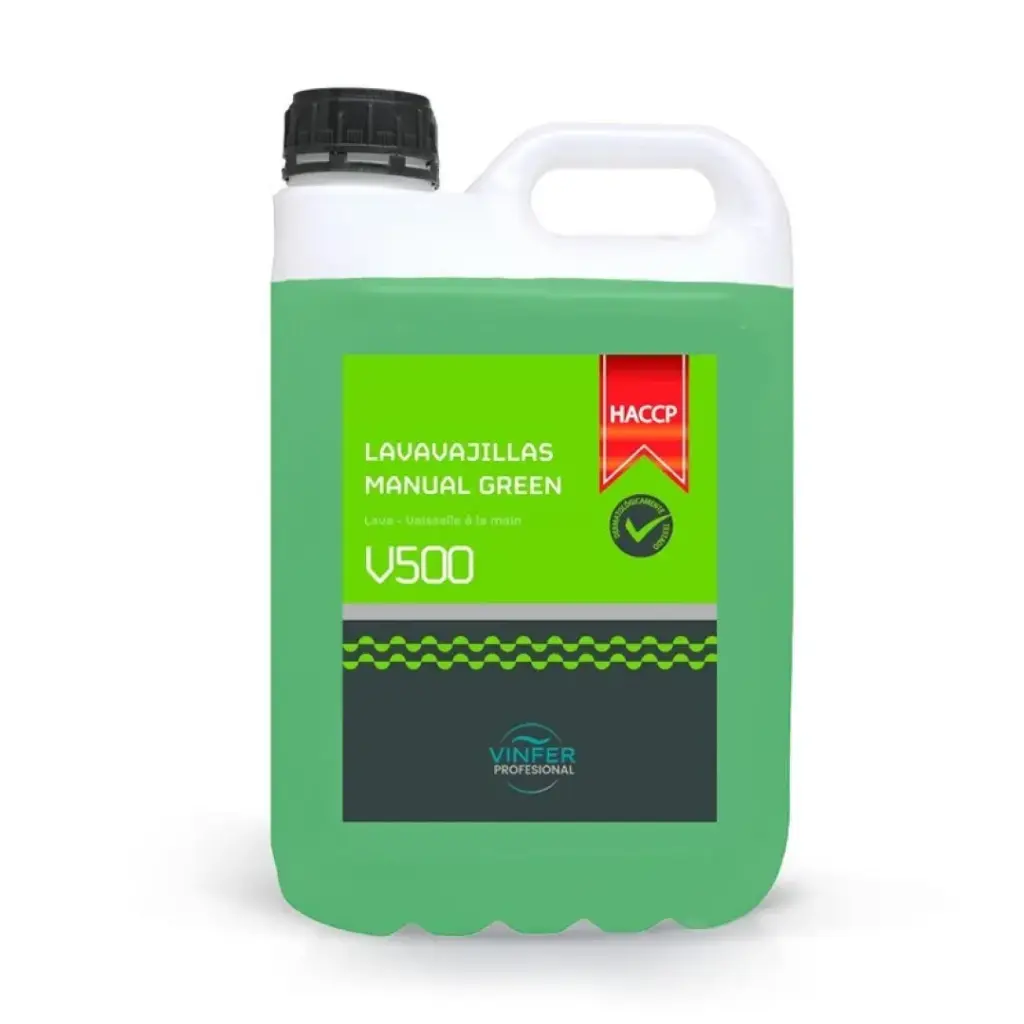[L301G05032] LAVAVAJILLAS MANUAL V500 GREEN 5L VINFER PROF