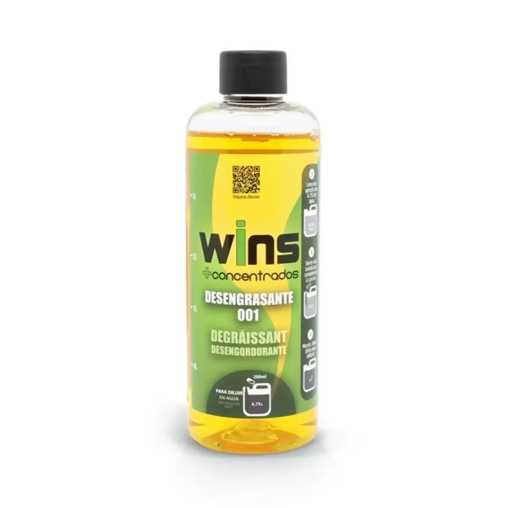 [L431250001] DESENGRASANTE CONCENTRADO 250ML WINS