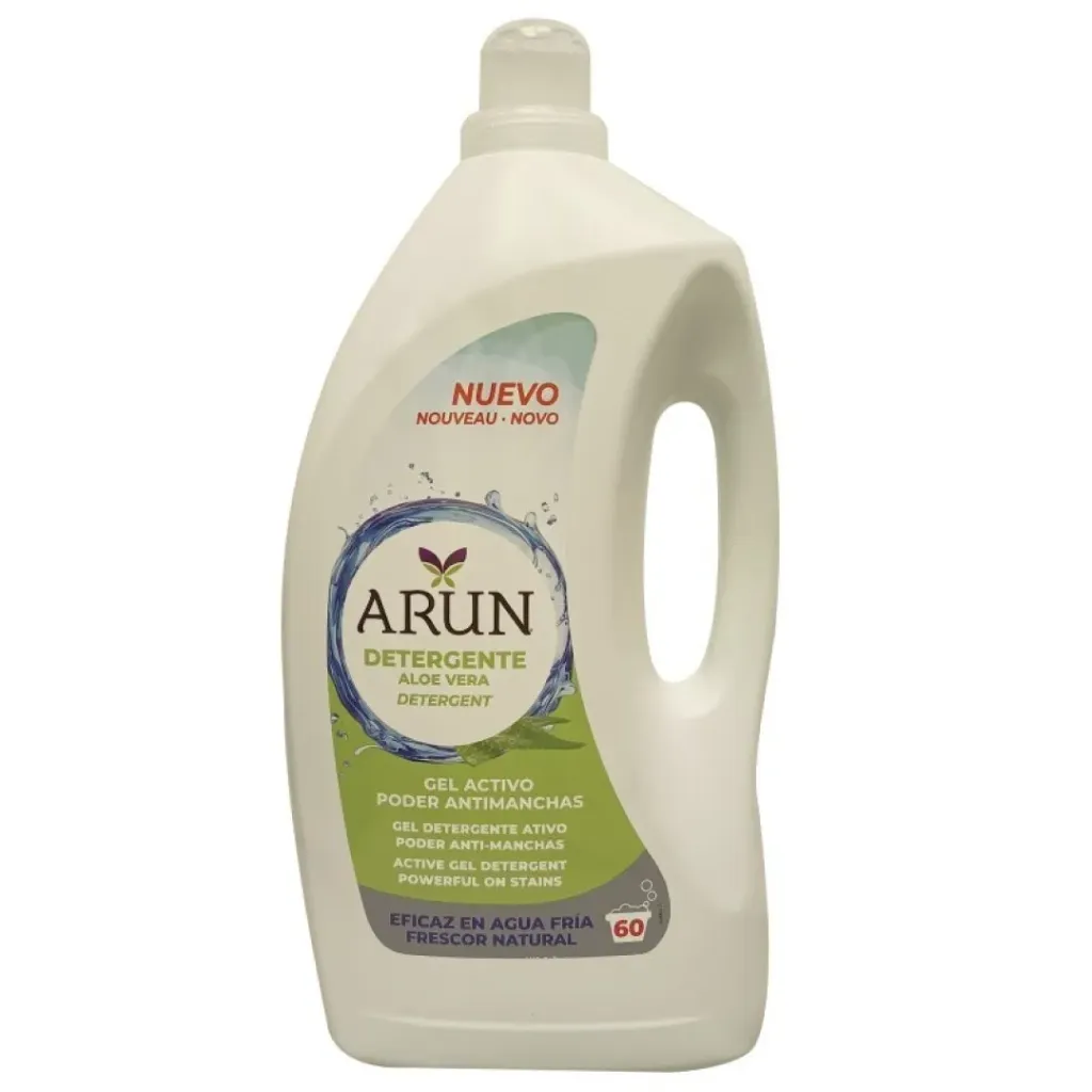 [BCN011676] Arun detergente gel 60 dosis 4 L. Aloe vera.