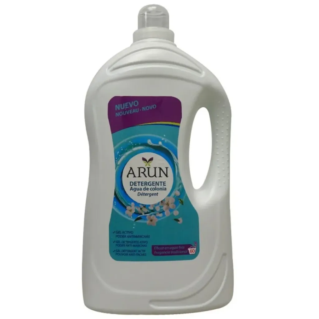 [BCN009791] Arun detergente gel 60 dosis 4 L. Agua de colonia.
