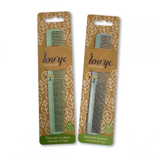 LOV YC PEINE CABELLO FIBRA NATURAL DE TRIGO 1 U. MINI